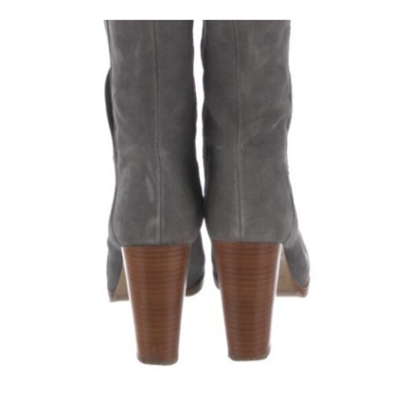 Marc Jacobs Boots Grey Suede Y2K Vintage sz 38.5 - Picture 10 of 12